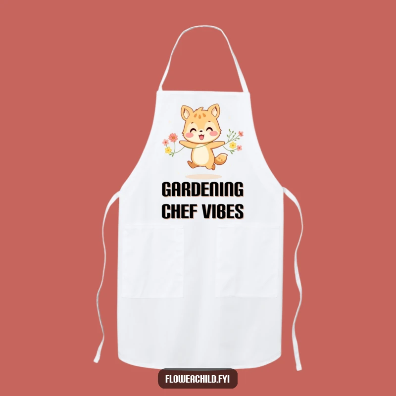 Chef's Funny Happy Animal Apron - Joyful Kitchen Wear for Happy Cooks