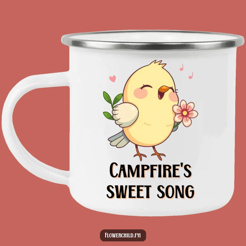 Funny Birdsong Camping Mug: Sip Nature's Sweetest Melodies
