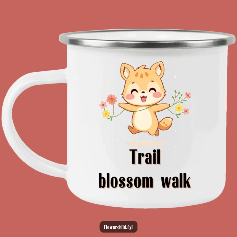 Funny Happy Animal Camping Mug - Joyful Adventure for Outdoor Smiles