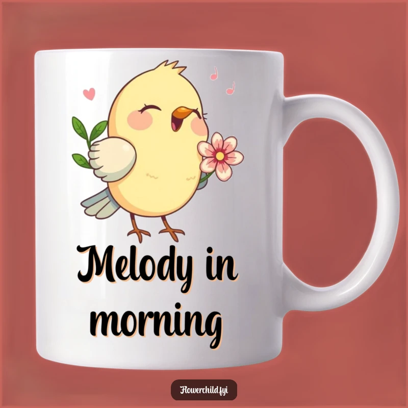 Funny Birdsong Joy Mug: Start Your Day with a Happy Tune