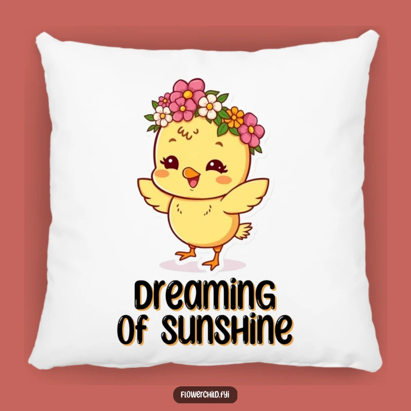 Funny Chick Dancing Pillow: Cozy Celebration Cushion, Adorable Funny Gift!