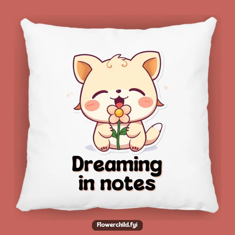 Funny Singing Animal Pillow: Cuddle Up with Musical Flower Comfort