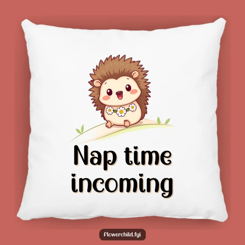 Funny Hedgehog Pillow: Cute Rolling Design for Cozy Comfort
