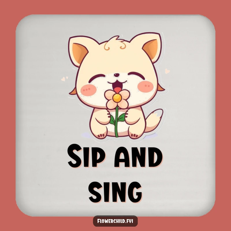 Funny Singing Animal Coaster: Protect Surfaces with Musical Flower