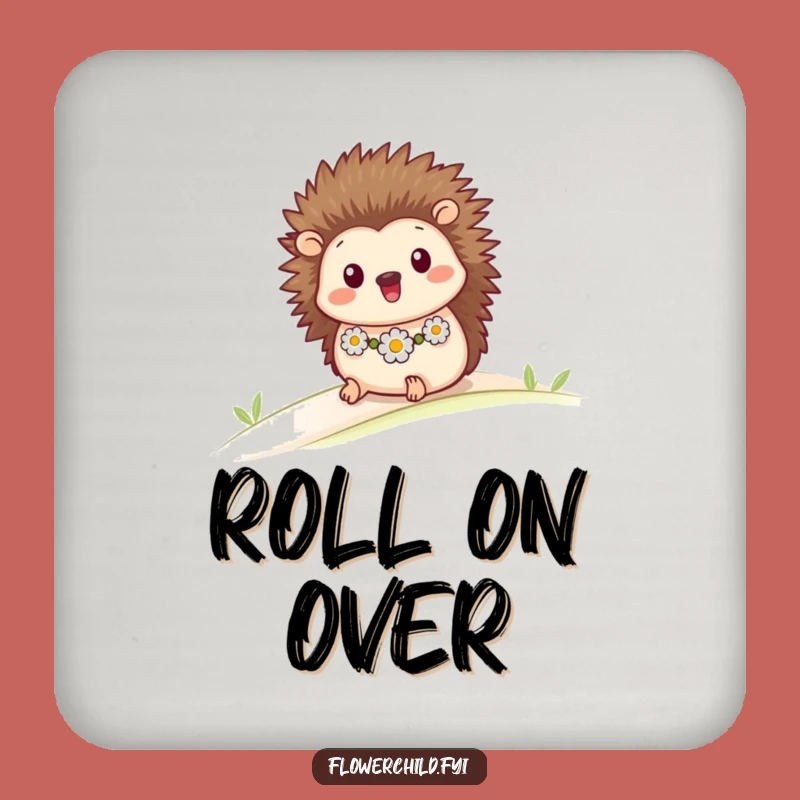 Funny Hedgehog Coaster: Protect Surfaces with Rolling Cutness