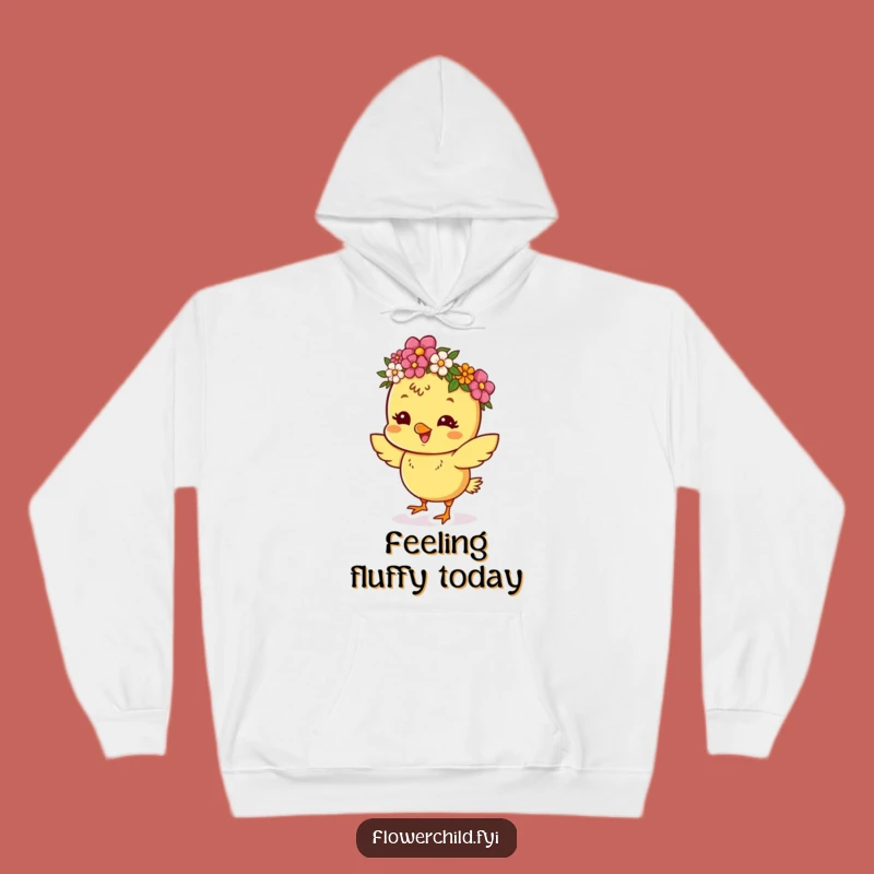 Cozy Funny Chick Dancing Hoodie: Festive Vibes, Chic Funny Gift!