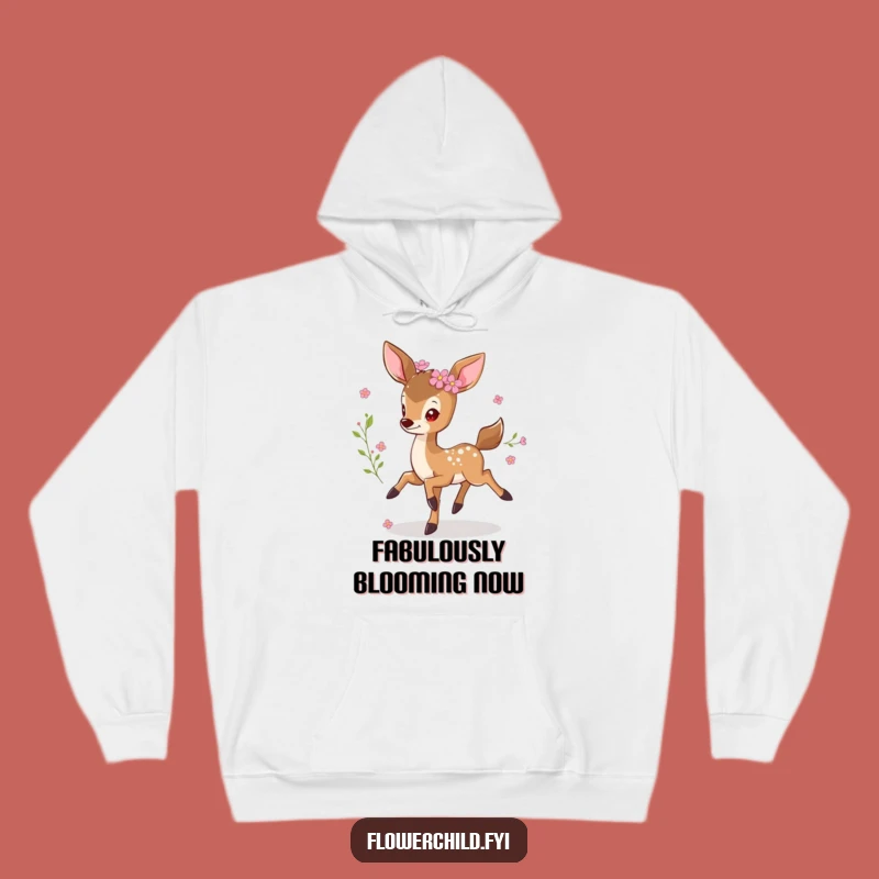 Funny Prancing Deer Hoodie: Cozy Up with Whimsical & Hilarious Charm