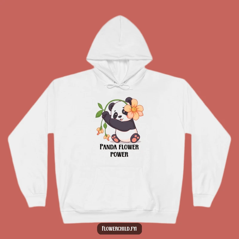 Funny Panda Hoodie: Cozy Cuddly Panda Flower Gift for Comfort
