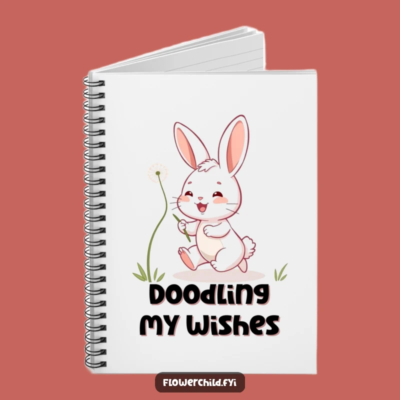 Funny Bunny Notebook: Playful Dandelion Ideas, Perfect Funny Gift Journal