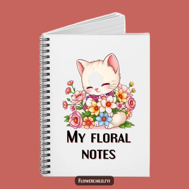 Funny Charming Kitten Bouquet Notebook: Arrange Your Thoughts Beautifully