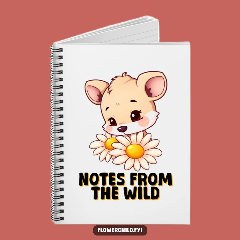 Funny Curious Animal Daisy Sniffing Notebook: Journal Your Discoveries