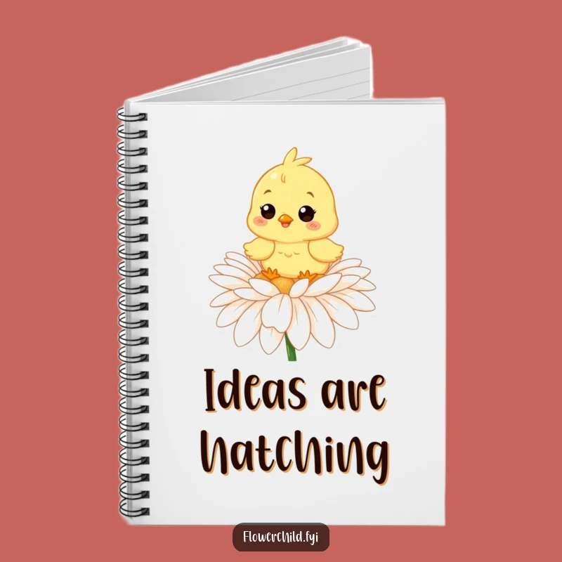 Funny Chick Daisy Notebook: Capture Your Thoughts with Cheerful Vibes as a Funny Gift