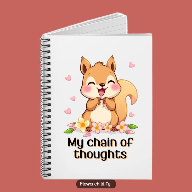 Funny Squirrel Petal Notebook: Capture Crafty Ideas - A Sweet Funny Gift!